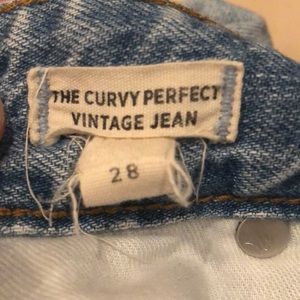 Madewell Curvy Perfect Vintage Jean - light blue